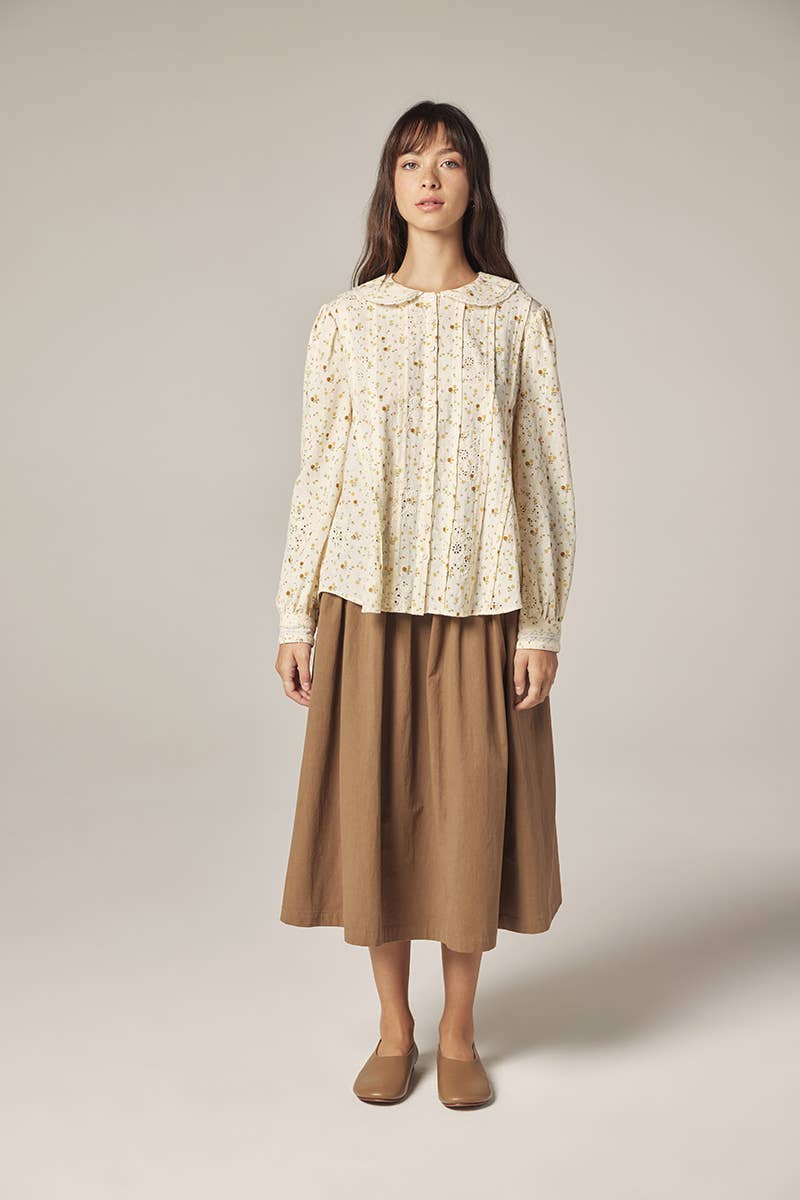 Romantic Peter pan collar shirts