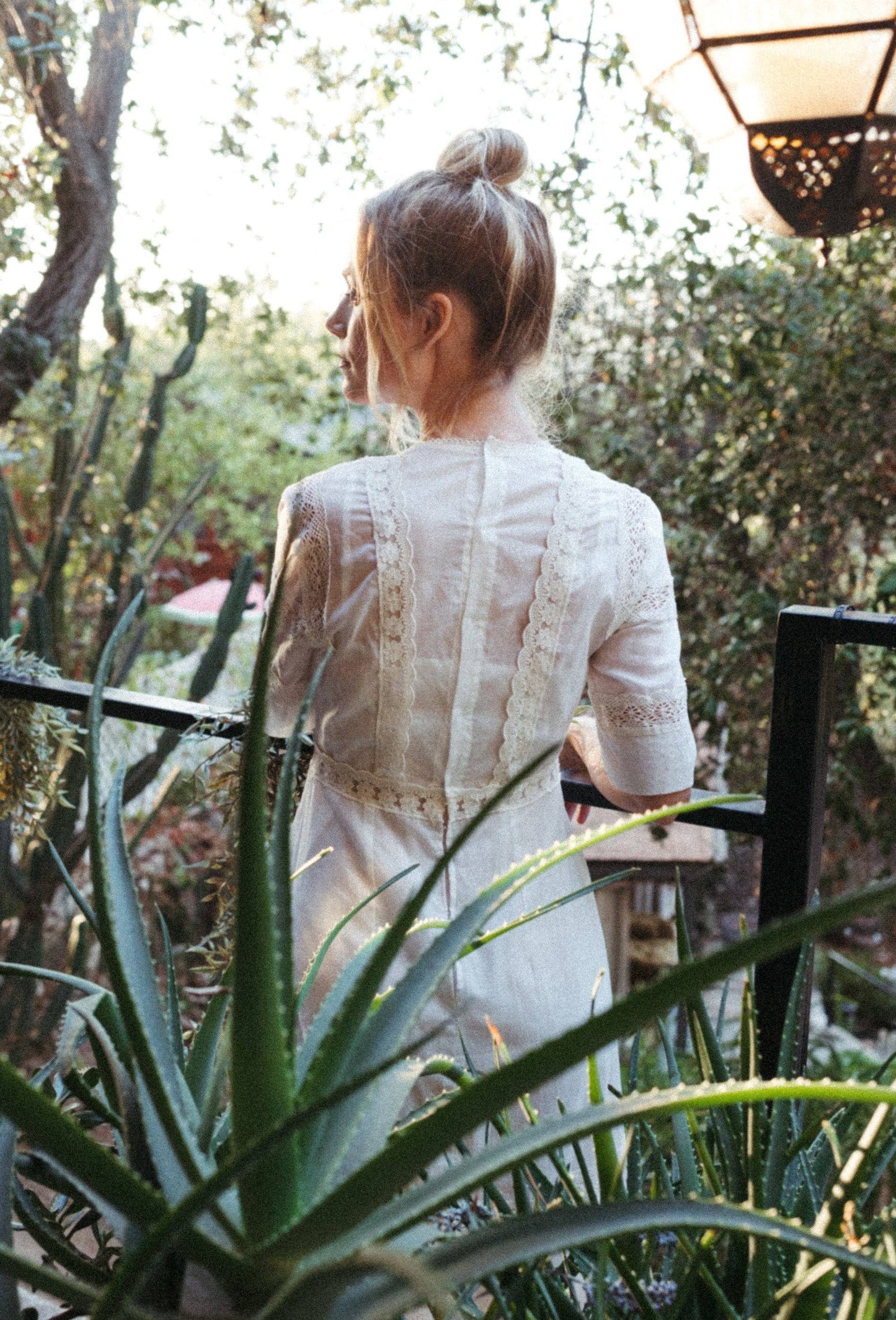 The Dorothea Edwardian Dress - Antique White