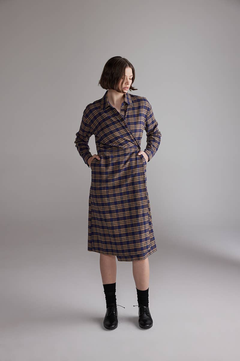 Plaid Shirt Dress
