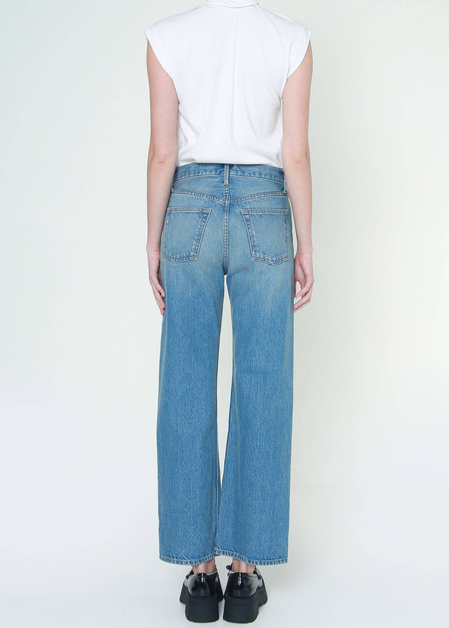 Selma Loose Straight Denim- Philadelphia
